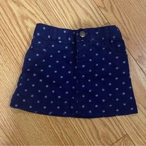 18-24 months blue old navy skirt
